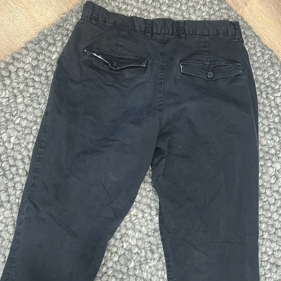 Wildfang The Ace Collection Navy Blue Trouser Khaki Pants Size Small